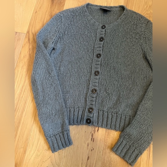 Wooden Ships Wool Knit Cardigan Size S/M - Picture 2 of 6